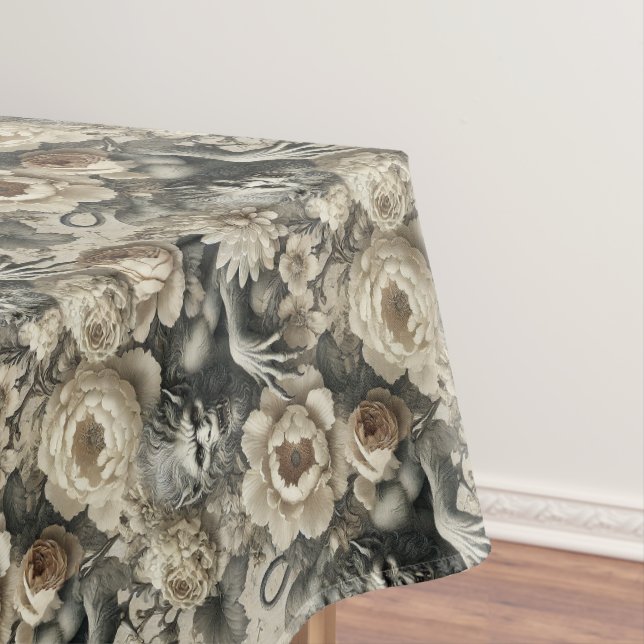 Lycanthropic Splendor – Gothic Medium Print Tablecloth (In Situ)