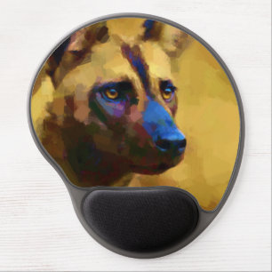 Lycaon Pictus Gel Mouse Pad