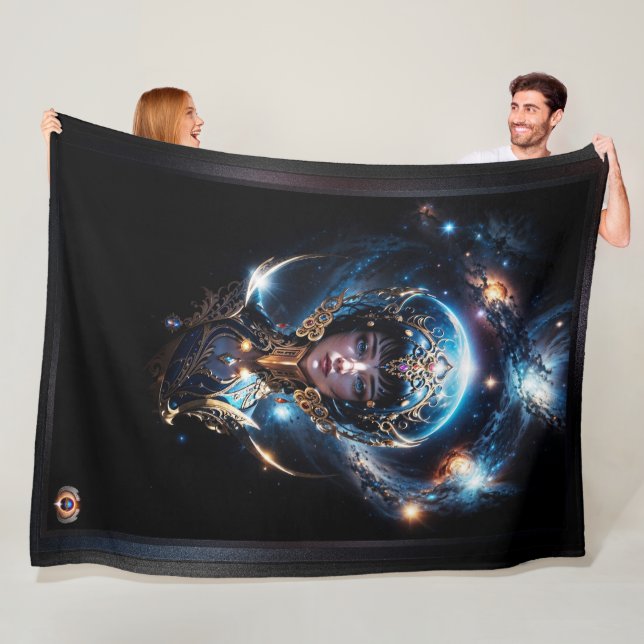 Lycenia The Light Of The Heavens by Xzendor7 Fleece Blanket (In Situ)