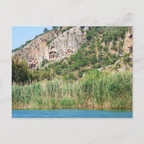Lycian Rock Tombs DalyanTurkey Postcard