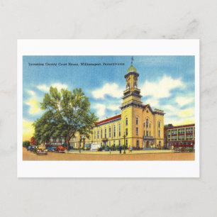 Lycoming County Court House in Williamsport, Penn. Postcard