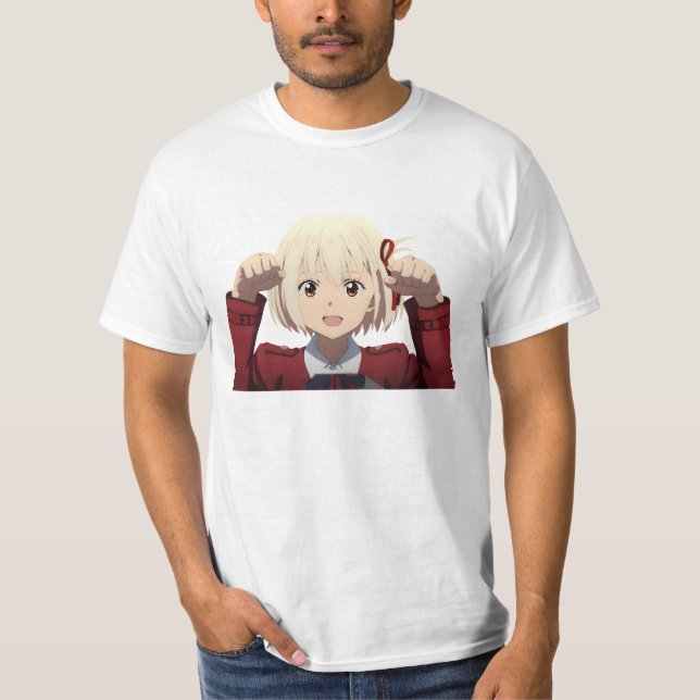 Lycoris recoil Movie Xmas T-Shirt (Front)