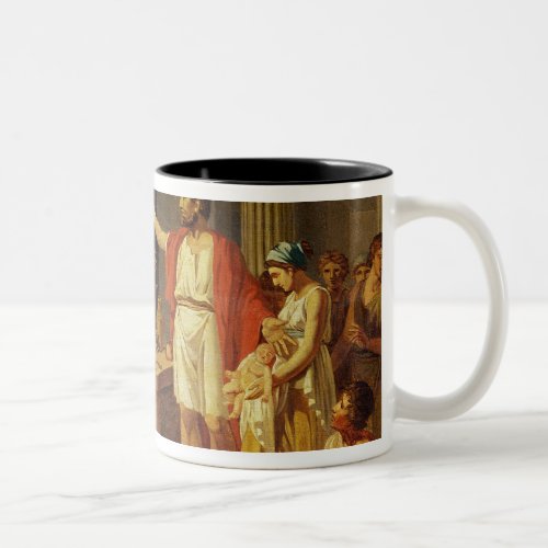 Lycurgus Showing the Ancients of Sparta their Two_Tone Coffee Mug