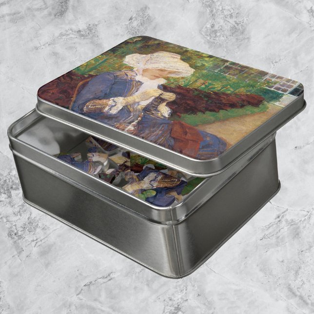 Lydia Crocheting in Garden at Marly, Mary Cassatt Jigsaw Puzzle (Creator Uploaded)