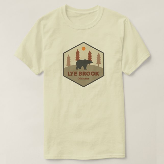 Lye Brook Wilderness Vermont Bear T-Shirt (Design Front)