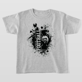LYFL 04 | Kids Black Grunge Lassen Logo T-Shirt