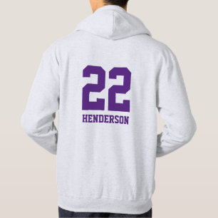 LYFL 05 Men's Custom Purple Grunge Lassen Logo Hoodie