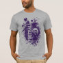 LYFL 05 | Men's Purple Grunge Lassen Logo Grey T-Shirt