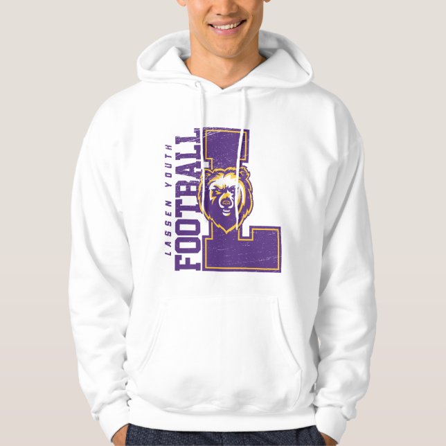 LYFL 06 | Men's Purple Lassen  Logo Hoodie (Front)