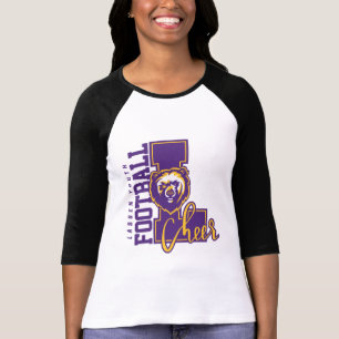 LYFL 11    Women's Purple Lassen Cheer Logo T-Shirt