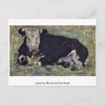 Lying Cow By Vincent Van Gogh. Postcard<br><div class="desc">Lying Cow By .

Lying Cow Masterpiece By Vincent Van Gogh.

 Visit Us For More Vincent Van Gogh Art Paintings</div>