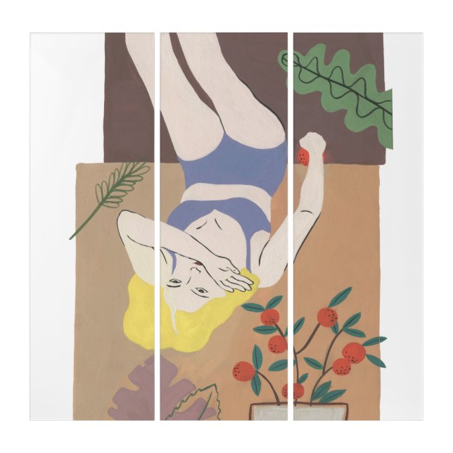 Lying Woman Triptych (Front)