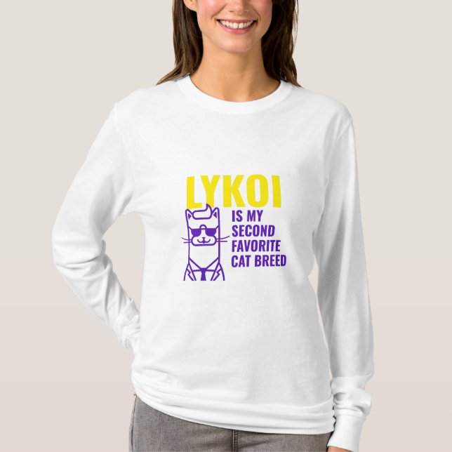 Lykoi favorite cat breed T-Shirt (Front)