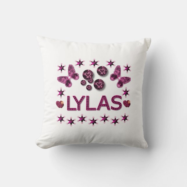 LYLAS Love You Like A Sister Throw Pillow (Front)