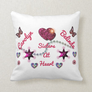 LYLAS Love You Like A Sister Throw Pillow