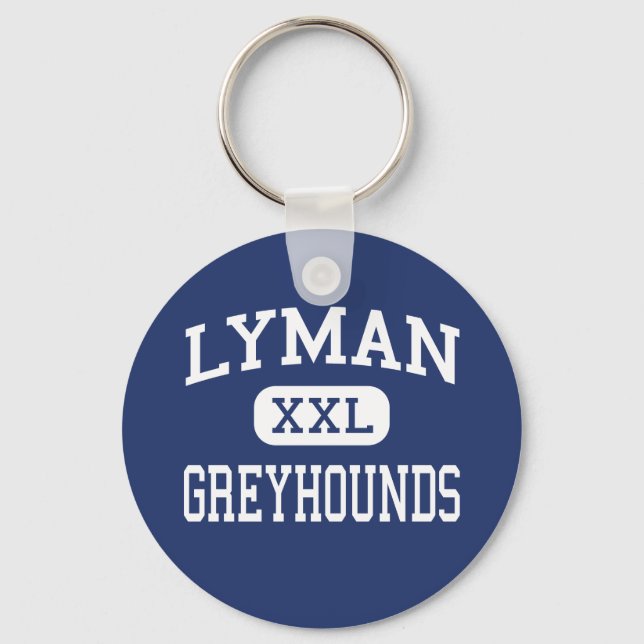Lyman - Greyhounds - High - Longwood Florida Keychain (Front)
