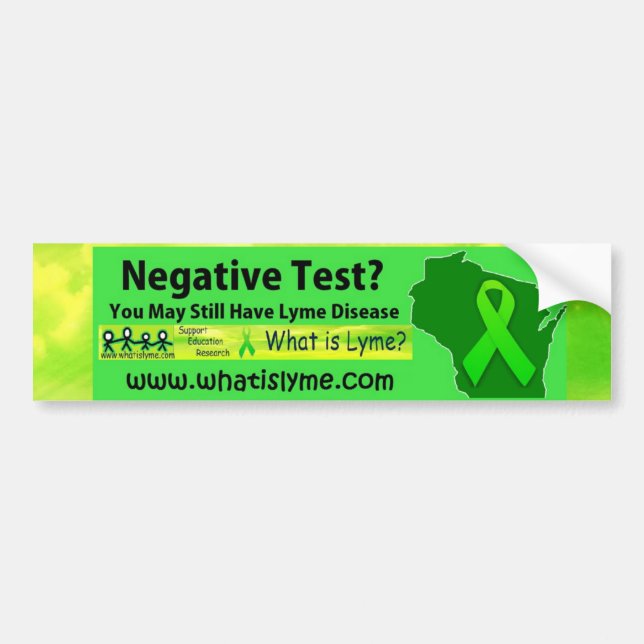 Lyme Awareness Bumper Sticker (Front)