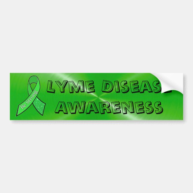 Lyme Disease Awareness Bumper Sticker (Front)