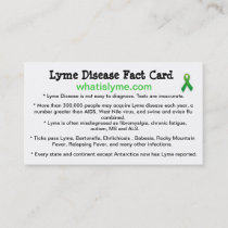 Lyme Disease Awareness Business Cards