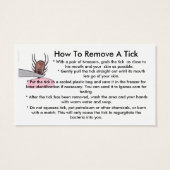 Lyme Disease Awareness Business Cards (Back)