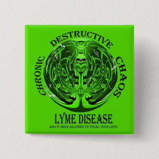 Lyme Disease Awareness Button