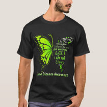 Lyme Disease Awareness I'm The Stoirm Butterflies T-Shirt