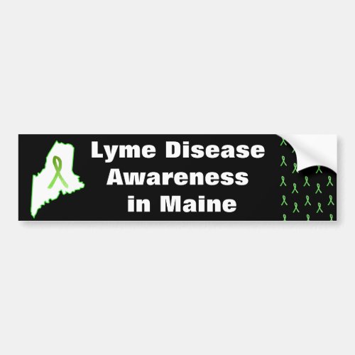 Lyme Disease Awareness in Maine Bumper Sticker