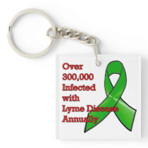 Lyme Disease Awareness Key Chain