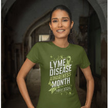 Lyme Disease Awareness Month Education Support Dsg T-Shirt