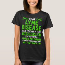 Lyme DIsease Awareness Month Lyme Disease Ribbon T-Shirt