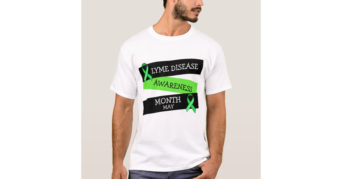 Lyme Disease Awareness Month Ribbon Shirt | Zazzle