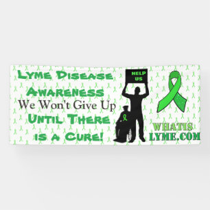 Lyme Disease Awareness Protest Sign Banner