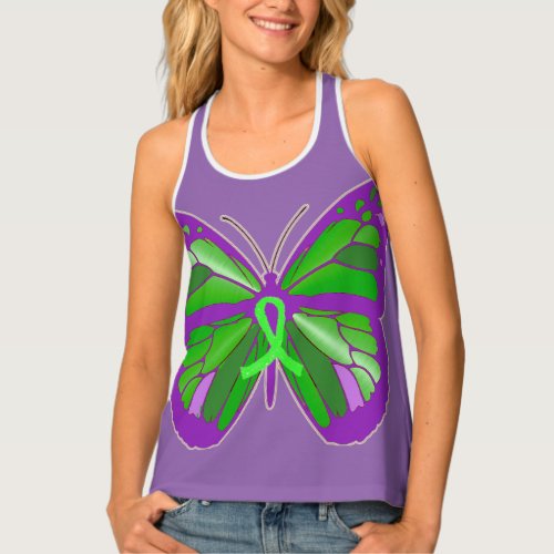 Lyme Disease Awareness Purple Butterfly Shirt