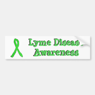 Lyme Disease Awareness Ribbon Bumper Sticker