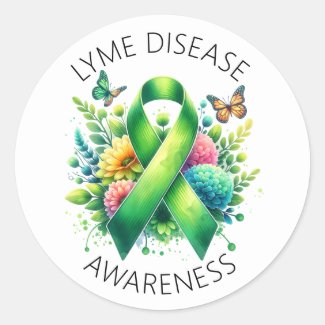 Lyme Disease Awareness Ribbon