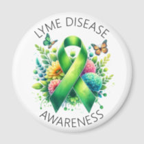 Lyme Disease Awareness Ribbon Magnet