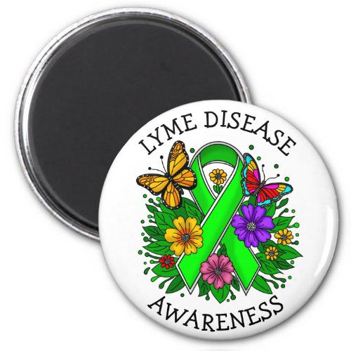 Lyme Disease Awareness Ribbon Magnet