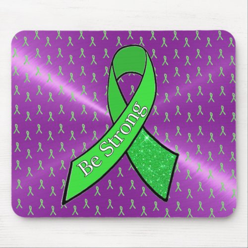 Lyme Disease Awareness Ribbon Mouse Pad