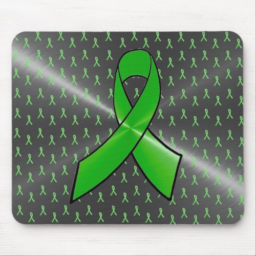 Lyme Disease Awareness Ribbon Mouse Pad