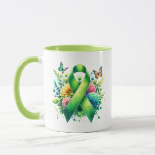 Lyme Disease Awareness Ribbon Mug