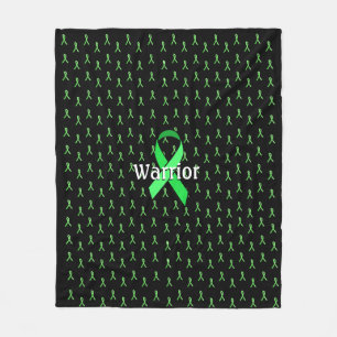 Lyme Disease Awareness Ribbon Warrior Blanket