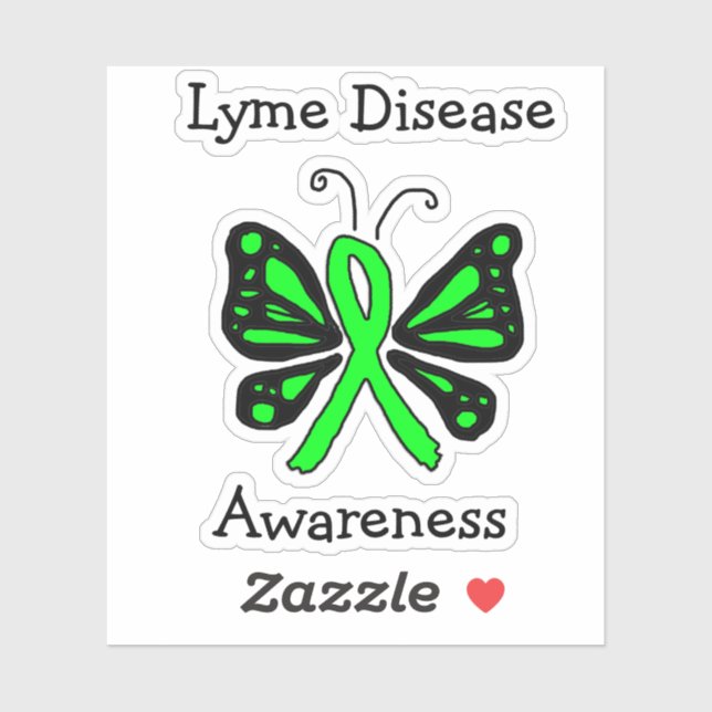 Lyme Disease Awareness Sticker (Sheet)