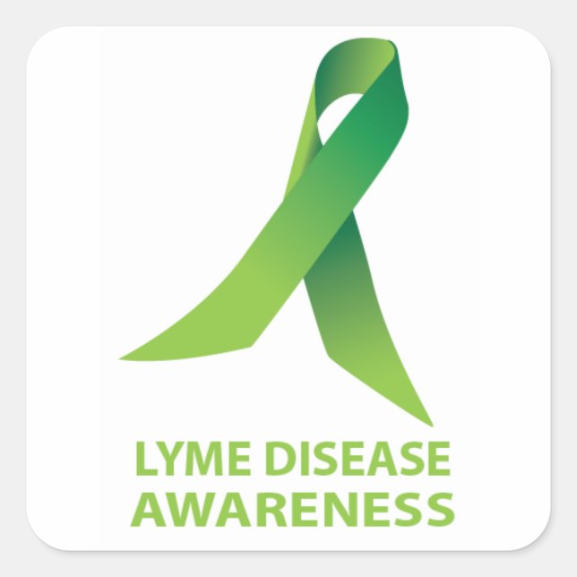 Lyme Disease Awareness Stickers (Front)