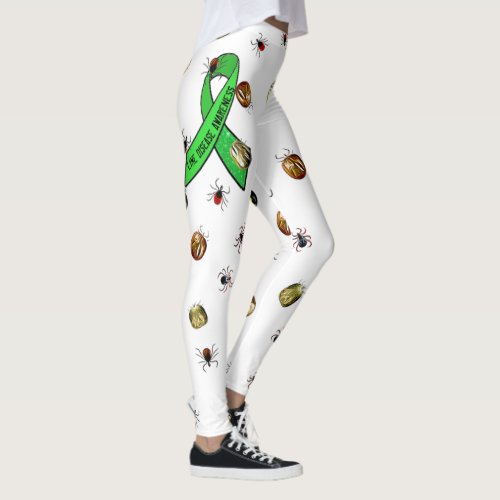 Lyme Disease Awareness Ticks Leggings