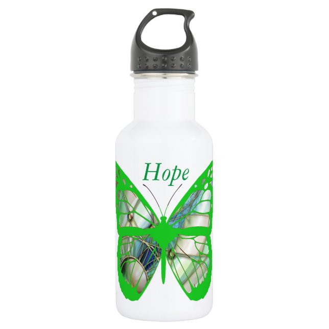 Lyme Disease Awareness Water Bottle (Front)
