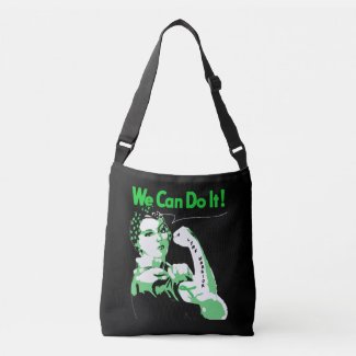 Lyme Disease awareness &quot;We Can Do It&quot; Body Tote