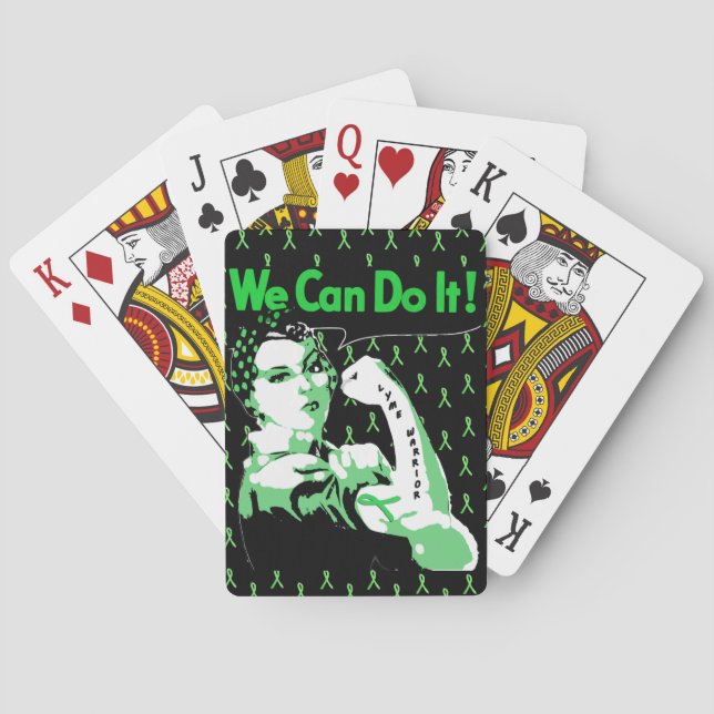 Lyme Disease awareness "We Can Do It" Cards (Back)