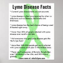 Lyme Disease Facts Educational Poster