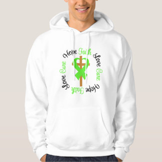 Lyme Disease Hope Faith Love Prayer Cross Hoodie