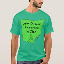 Lyme Disease in Ohio Awareness Ribbon Shirt